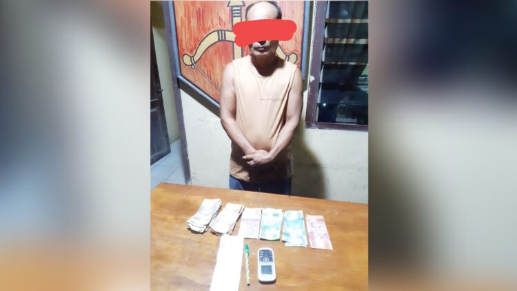 Pelaku Judi Hongkong, Ferdian Situmeang dan barang bukti