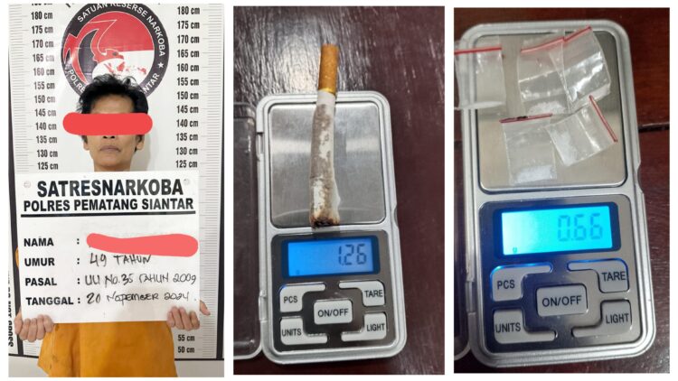 Tersangka SRM beserta barang bukti