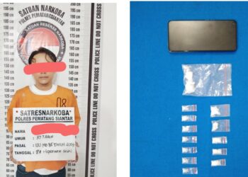 Tersangka MIT dan barang bukti