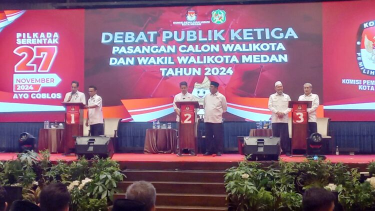 KPU Medan Sukses Gelar Debat ke Tiga Pilwakot Tahun 2024
