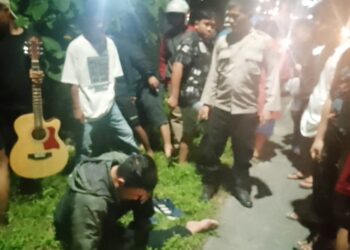 Security Armi Ardi Putra kondisi luka saat masih di TKP 