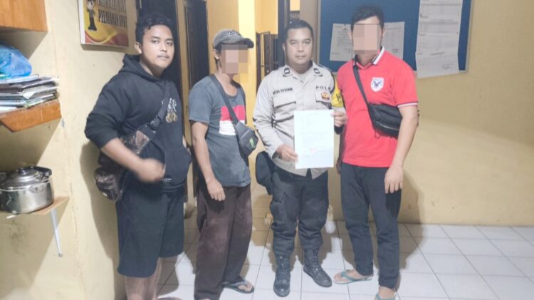Bhabinkamtibmas Kelurahan Pondok Sayur AIPDA Mitra YM Bangun menyelesaikan perkara pengancaman melalui Problem Solving