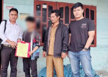 Pelaku Cabul WG saat ditangkap