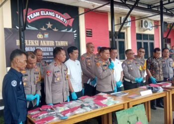Kapolres Tebing Tinggi AKBP Drs Simon Paulus Sinulingga, SH pimpin pelaksanaan Refleksi Akhir Tahun 2024