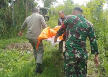 Jenajah Kemma br. Sinaga saat di evakuasi
