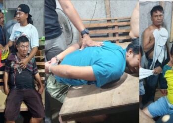Lapak judi di Jalan Bakti, Kecamatan Kisaran Timur, Kabupaten Asahan yang digerebek oleh Polda Sumut dan Polrestabes Medan. (Foto Ist)