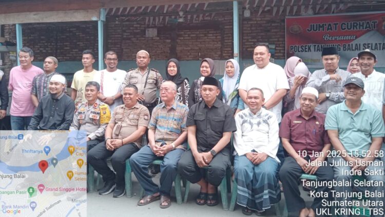 Kapolres Tanjung Balai Serap Aspirasi Warga Melalui Jumat Curhat