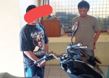 Pelaku pencurian, TS beserta barang bukti diamankan di Polseķ Siantar Martoba