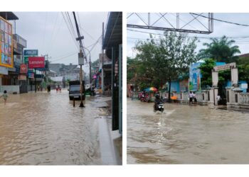 Kota Tebing Tinggi dilanda banjir