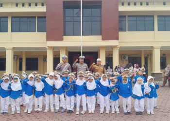 Sat Lantas Polres Tanjung Balai Terima Kunjungan Murid TK Yayasan Pendidikan  Tarbiyatul Aulad Al Huda