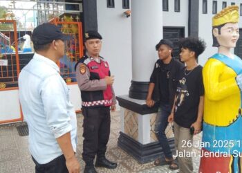 Polres Tanjung Balai melaksanakan pengamanan tempat wisata
