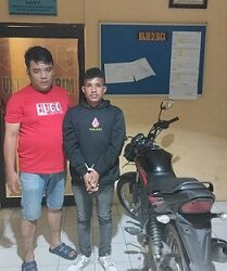 Pelaku Perkoperasi, BS beserta barang bukti sudah diamankan di Polsek Siantar Martoba