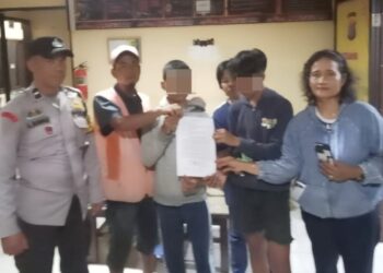 Bhabinkamtibmas Kelurahan Suka Maju AIPDA Adilman Manalu menyelesaikan masalah warga binaan melalui Problem Solving