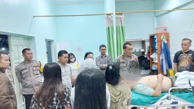 Jenajah JS saat diruangan jenajah RS Vita Insani Kota Pematangsiantar