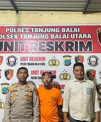 Pelaku SMMMS Alias A sudah diamankan di Polsek Tanjung Balai Utara 