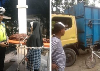 Jenajah Guntur Al Hafiz Tarigan diruangan jenajah RSUD dr Djasamen Saragih Kota Pematangsiantar dan barang bukti saat masih di TKP