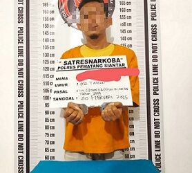 Tersangka IAS beserta barang bukti sudah diamankan di Sat ResNarkoba Polres Pematangsiantar