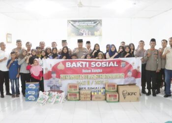 Kapolres Simalungun AKBP Choky Sentosa Meliala, S.I.K., S.H., M.H gelar Safari Ramadhan di Panti Asuhan Islamic Center