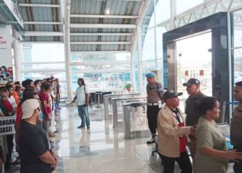 Polres Tanjung Balai Pengamanan Pemulangan 45 WNI Dideportasi dari Negara Malaysia