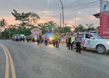 Polres Tanjung Balai Patroli Cegah Asmara Subuh 