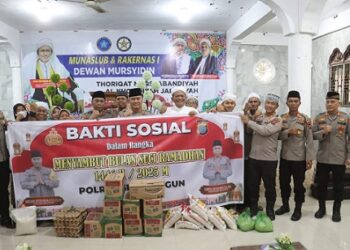 Kapolres Simalungun AKBP Choky Sentosa Meliala, S.I.K. S.H. M.H Gelar Safari Ramadhan di Pondok Pesantren Syekh Salman Daim