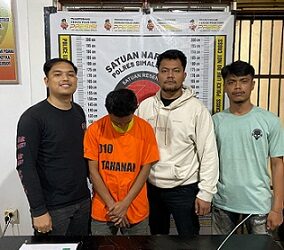 Tersangka KS dan barang bukti sudah diamankan di Sat Resnarkoba Polres Simalungun