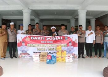 Kapolres Simalungun AKBP Choky Sentosa Meliala, S.I.K. S.H. M.H Gelar Bakti Sosial dan Silaturahmi di Pondok Persulukan Serambi Babussalam
