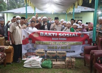 Kapolres Simalungun KBP Choky Sentosa Meliala, S.I.K. S.H. M.H Bersilaturahmi Dengan Tokoh Agama dan Bansos di Pesantren Al Imam Waki