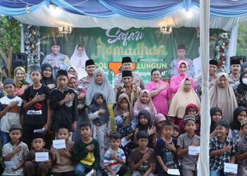 Polres Simalungun Berbagi Kebahagiaan dengan Yatim dan Dhuafa di Serbalawan