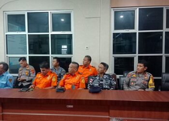 Wakapolres Tanjung Balai, Kompol M Pardede menghadiri Rapat Angkutan Laut Lebaran 1446 H Tahun 2025 di Kantor Kesyahbandaran Otoritas Pelabuhan (KSOP) Kelas IV Tanjung Balai Asahan