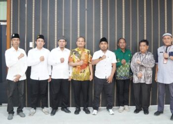 Wali Kota Tanjung Balai Mahyaruddin Salim menerima audiensi Lazismu
