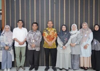 Wali Kota Tanjung Balai, Mahyaruddin Salim menerima audiensi Kepala BPJS Kesehatan Cabang Kisaran Sri Widyastuti beserta jajaran
