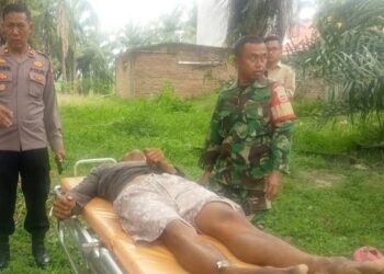Kapolsek Tanah Jawa Kompol Asmon Bufitra SH. MH pimpin TKP Penemuan Jenajah Jonres Marindan Sinaga