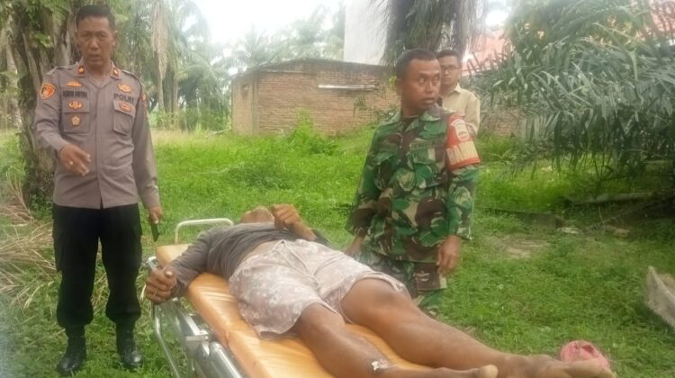 Kapolsek Tanah Jawa Kompol Asmon Bufitra SH. MH pimpin TKP Penemuan Jenajah Jonres Marindan Sinaga