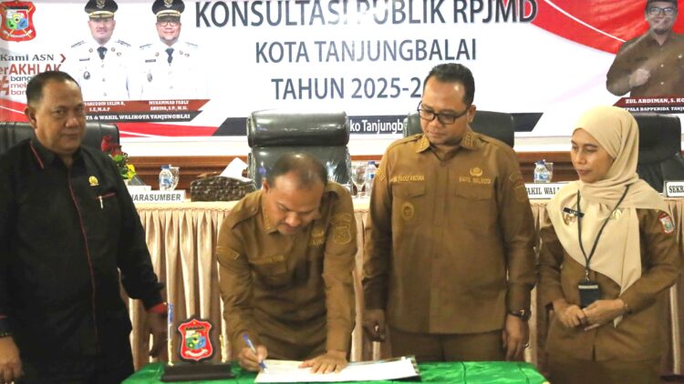 Wali Kota Tanjungbalai Buka Forum Konsultasi Publik RPJMD Tahun 2025–2029
