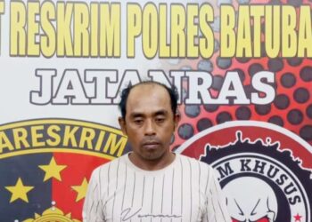 Pelaku pencabulan S yang diringkus Polres Batubara. (Foto Ist)