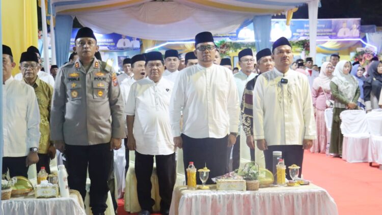 Kapolres Tanjungbalai, AKBP Yon Edi Winara SH SIK MH menghadiri  pembukaan MTQN ke-57 Tingkat Kota Tanjungbalai