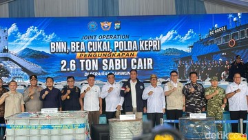 2,6 Ton Sabu Cair Digagalkan, Menko Polkam: RI Bukan Pasar Narkoba