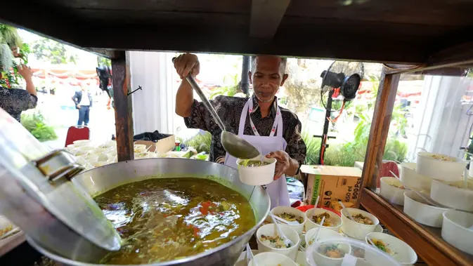 Puluhan UMKM Sajikan Kuliner Tradisional dalam HUT ke-81 RI Istana