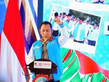 Kapolri: Dialog Kunci Jaga Keharmonisan Buruh dan Pengusaha