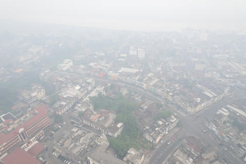 11.795 Warga Kota Jambi Terdampak ISPA akibat Kabut Asap Karhutla