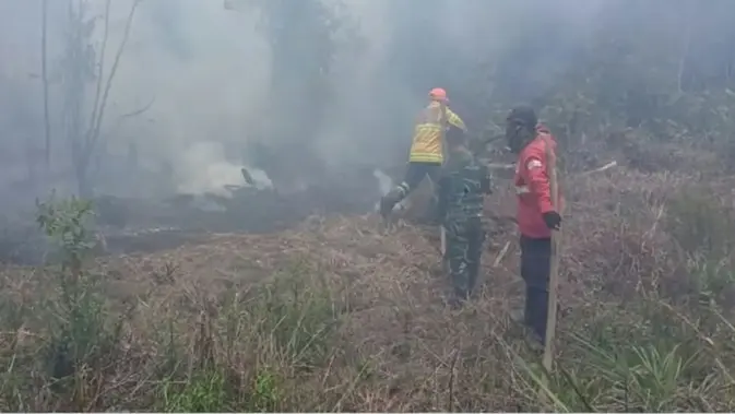 Kemenhut Kerahkan Personel Padamkan Karhutla Palangka Raya