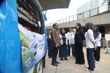 PIS dan Perpusnas Luncurkan Perpustakaan Keliling Edukasi Kelautan