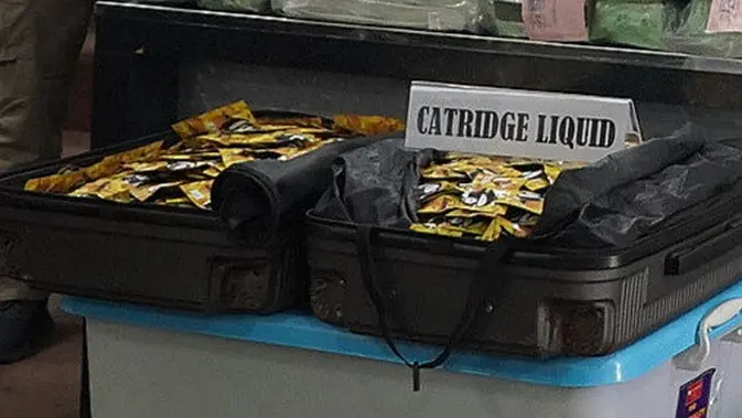 Polisi Gagalkan Peredaran 964 Liquid Vape Zombie di Jakarta