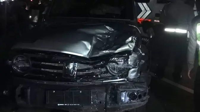 Mobil GWM Tank Tabrak Sejumlah Kendaraan di Palmerah Jakarta Barat