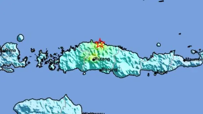 Rentetan Gempa Bumi Guncang Manggarai NTT sejak Dini Hari
