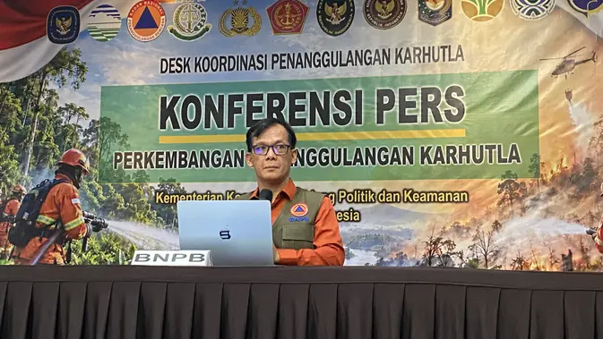 BNPB Paparkan Penanganan Karhutla di Enam Provinsi