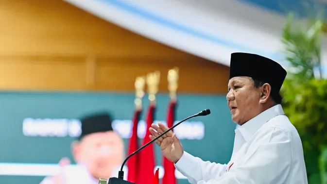 Presiden Prabowo Pimpin Rapat Kerja Pemerintahan di Istana Merdeka Jakarta
