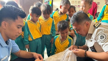 Murid TK di Sumenep Ikuti Edutrip Membatik di Rutan