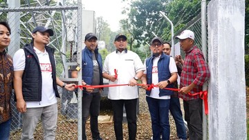 Andre Rosiade Resmikan Menara BTS di Tahura Bung Hatta Padang